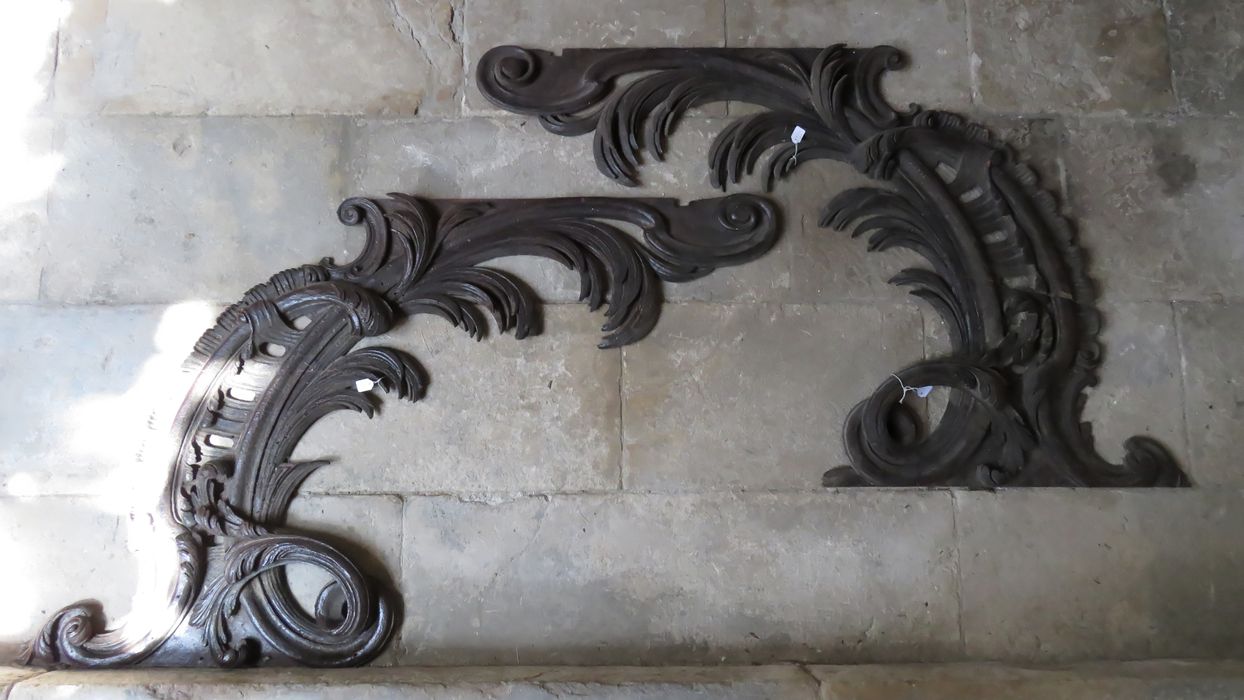 Fragments de décor de retable - Vue d'ensemble