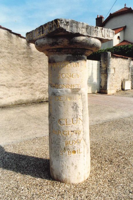 vue générale de la borne-colonne