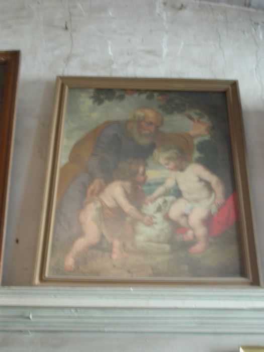 tableau : Saint Joseph, saint Jean et l'Enfant Jésus - © Ministère de la Culture (France), Direction régionale des affaires culturelles de Bourgogne-Franche-Comté – Diffusion restreinte