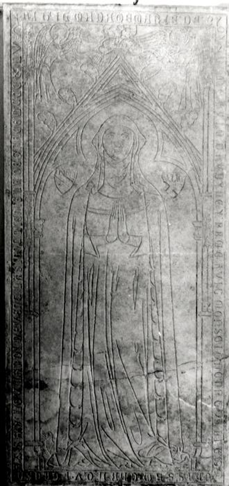 dalle funéraire de Marie Bijois