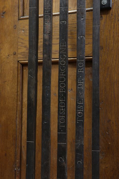 toise de roi, toise de Bourgogne, perche de Bourgogne, détail - © Ministère de la Culture (France), Direction Régionale des Affaires Culturelles de Bourgogne-Franche-Comté – Tous droits réservés 