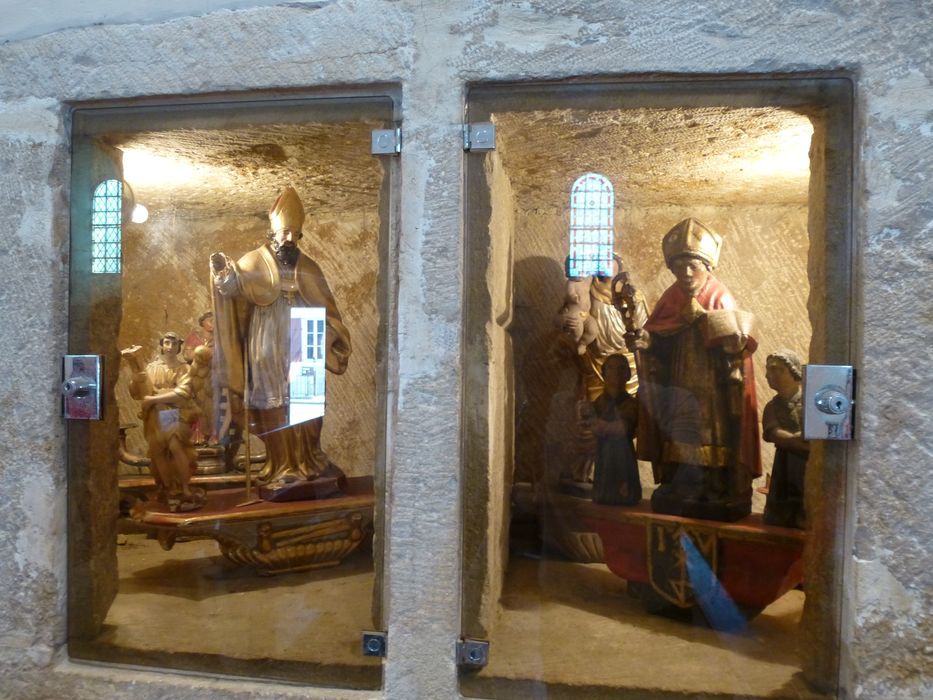 statues (statuettes) de bâtons de procession : Saint Aignan, saint Aignan - © Ministère de la Culture (France), Direction Régionale des Affaires Culturelles de Bourgogne-Franche-Comté – Tous droits réservés 