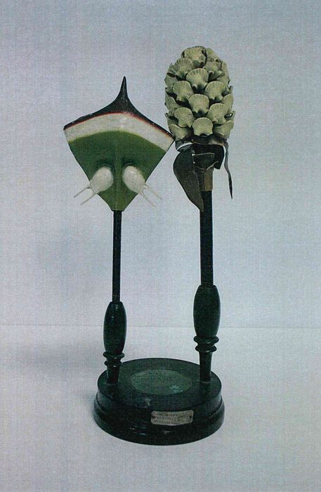 modèle de fleur articulé Brendel : pin sylvestre - © Ministère de la Culture (France), Direction Régionale des Affaires Culturelles de Bourgogne-Franche-Comté – Tous droits réservés