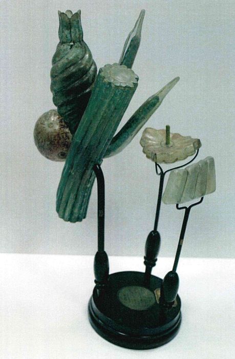 modèle de fleur articulé Brendel : chara (algue verte) - © Ministère de la Culture (France), Direction Régionale des Affaires Culturelles de Bourgogne-Franche-Comté – Tous droits réservés