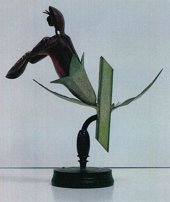 modèle de fleur articulé Brendel : épiaire des marais - © Ministère de la Culture (France), Direction Régionale des Affaires Culturelles de Bourgogne-Franche-Comté – Tous droits réservés