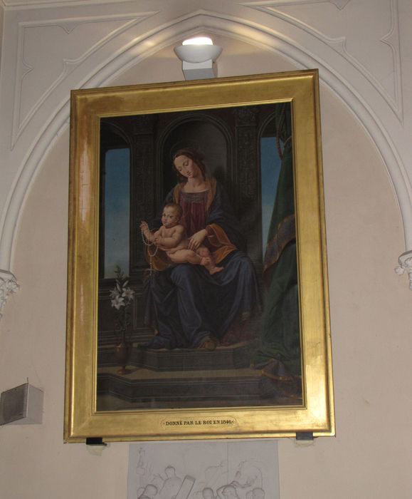 tableau : Vierge à l’Enfant