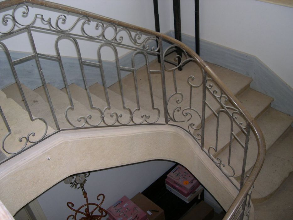 escalier d'honneur, vue partielle