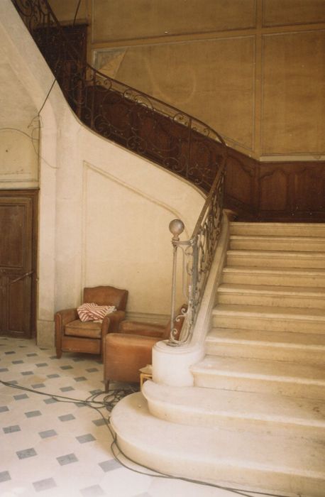 escalier d’honneur, vue partielle