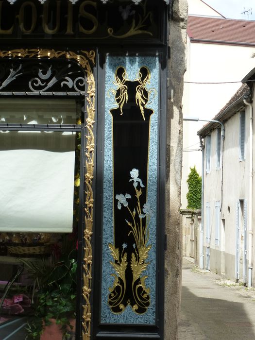 devanture sur rue, détail