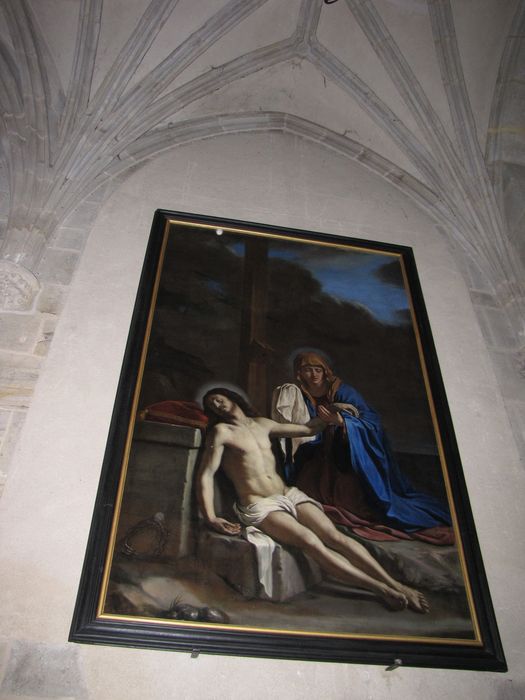 tableau : le Christ mort et la Vierge - © Ministère de la Culture (France), Direction Régionale des Affaires Culturelles de Bourgogne-Franche-Comté – Tous droits réservés 