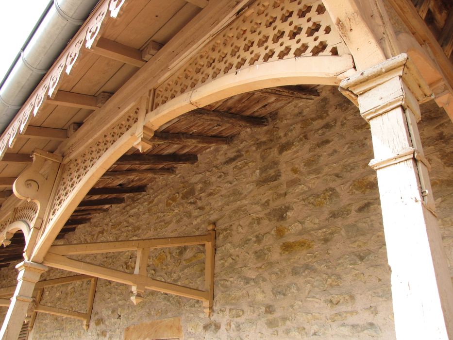 galerie de la façade sud-est, détail