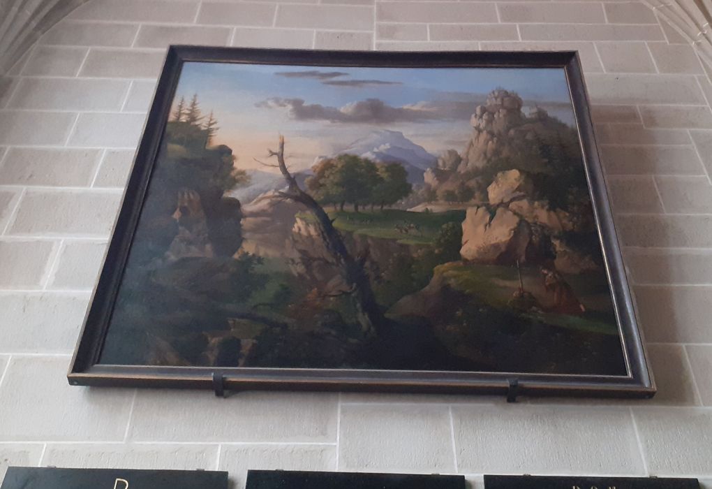 tableau : Paysage avec sainte Madeleine