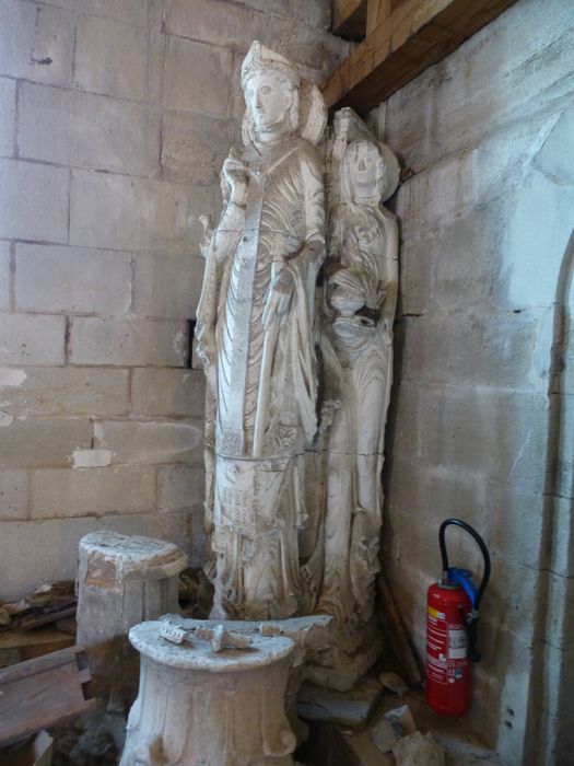 sculpture, modèle du trumeau du portail occidental de la cathédrale d'Autun - © Ministère de la Culture (France), Direction Régionale des Affaires Culturelles de Bourgogne-Franche-Comté – Tous droits réservés 