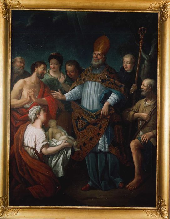 tableau : Un Miracle de saint Martin - © Ministère de la Culture (France), Direction Régionale des Affaires Culturelles de Bourgogne-Franche-Comté – Tous droits réservés 