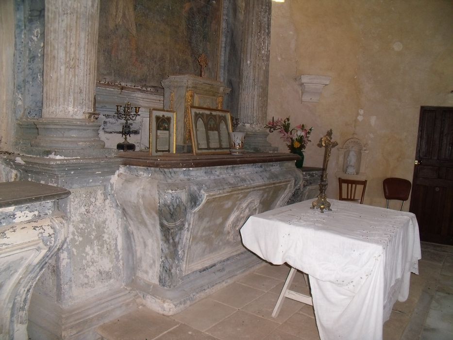 Retable du maître-autel, vue partielle