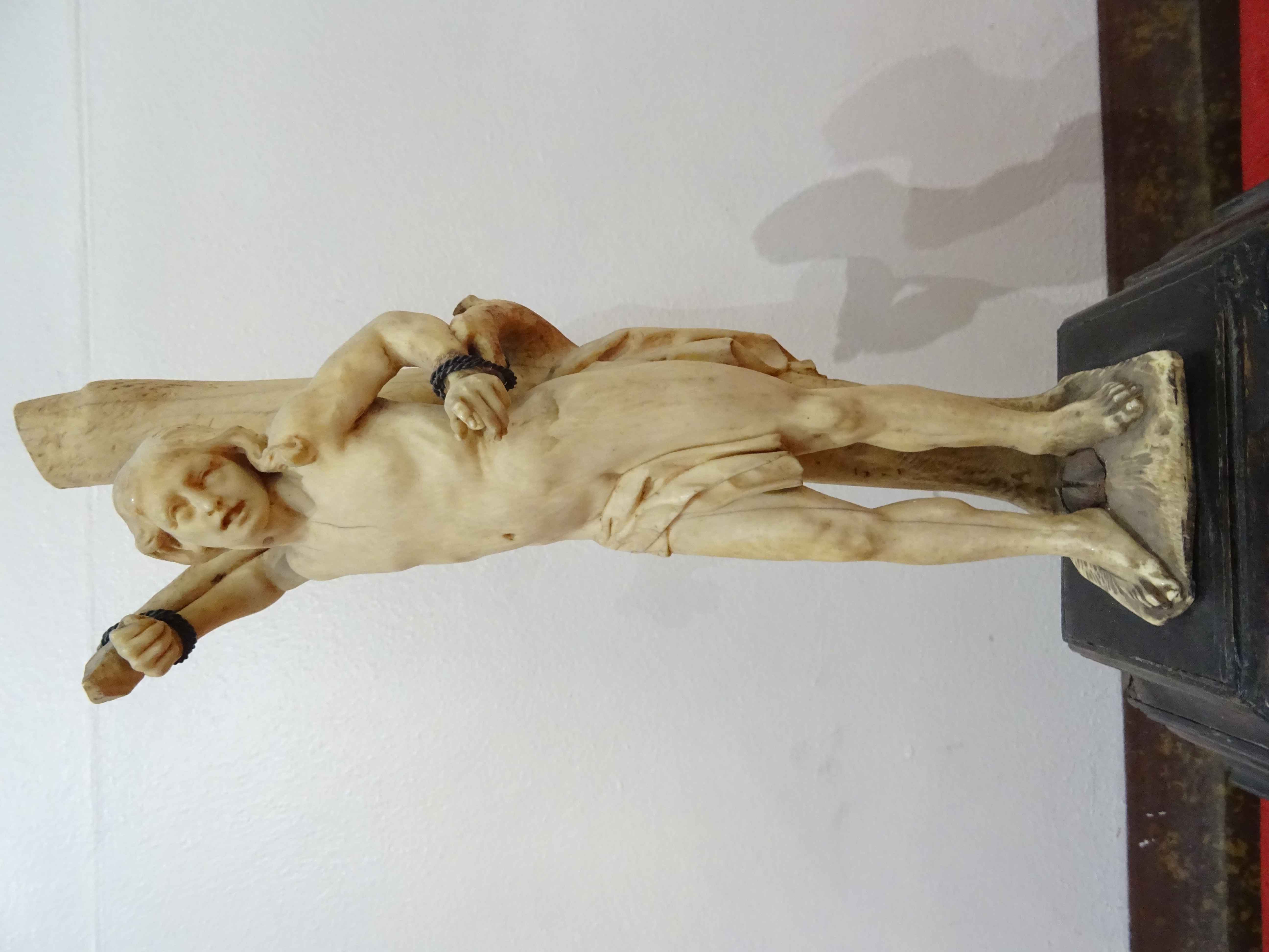 statuette de saint Sébastien - © Ministère de la Culture (France), Direction Régionale des Affaires Culturelles de Bourgogne-Franche-Comté – Tous droits réservés