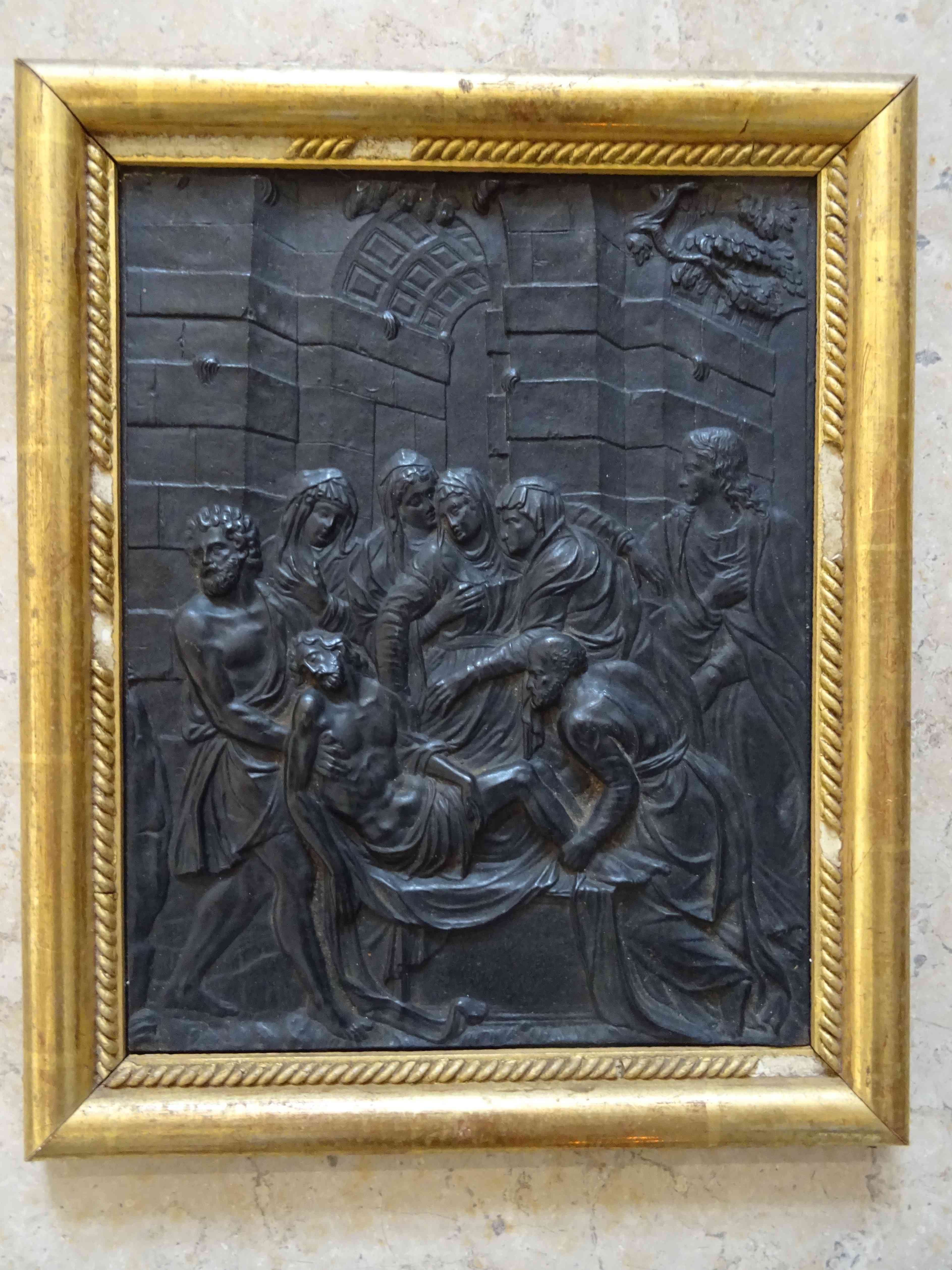 bas-relief : Mise au tombeau - © Ministère de la Culture (France), Direction Régionale des Affaires Culturelles de Bourgogne-Franche-Comté – Tous droits réservés