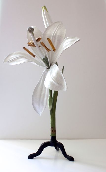 modèle de fleur articulé Brendel : lys - © Ministère de la Culture (France), Direction Régionale des Affaires Culturelles de Bourgogne-Franche-Comté – Tous droits réservés