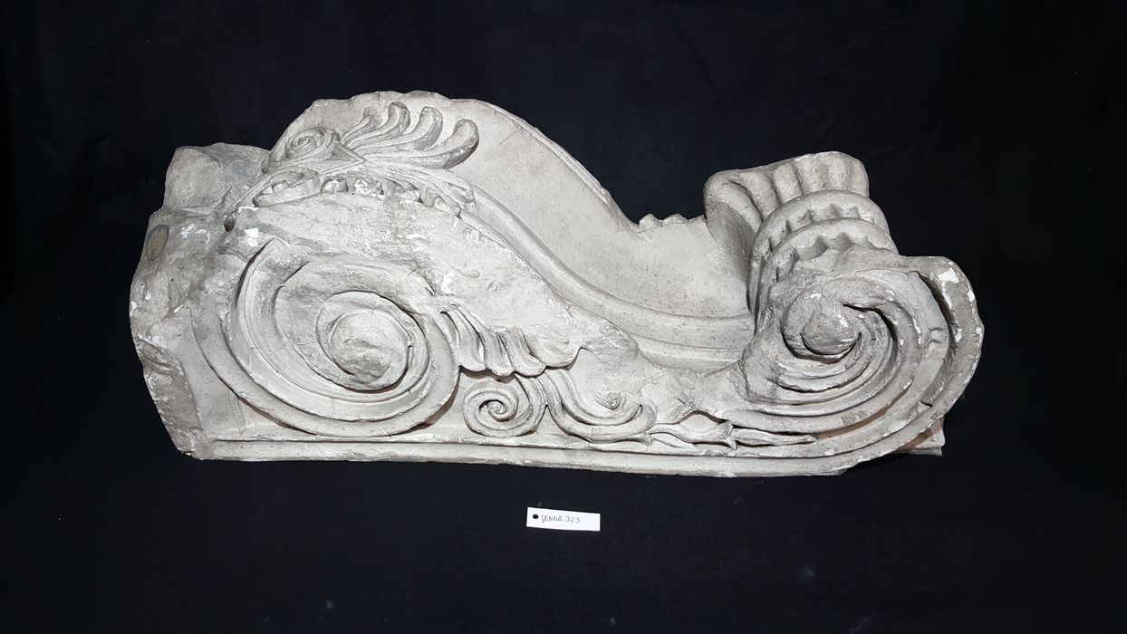 élément d'architecture : Console - © Ministère de la Culture (France), Direction Régionale des Affaires Culturelles de Bourgogne-Franche-Comté – Tous droits réservés