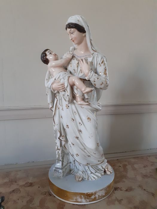 Statuette : Vierge à l'Enfant