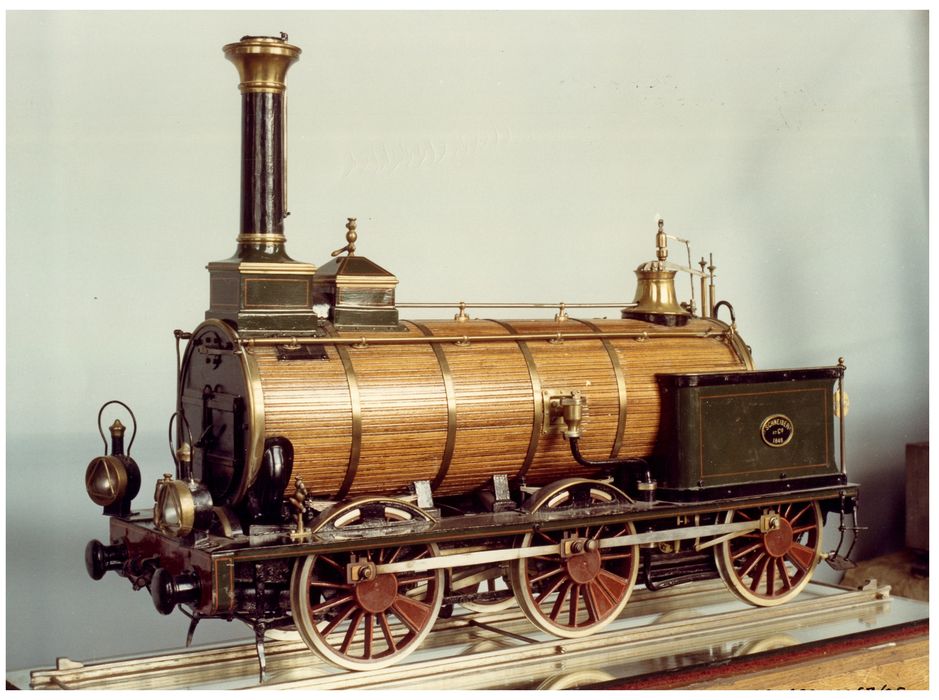maquette de locomotive à vapeur (type 030) - © Ministère de la Culture (France), Direction Régionale des Affaires Culturelles de Bourgogne-Franche-Comté ; Académie François Bourdon – Tous droits réservés