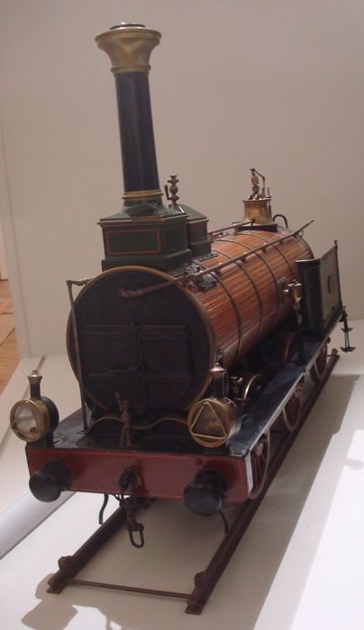 maquette de locomotive à vapeur (type 030) - © Ministère de la Culture (France), Direction Régionale des Affaires Culturelles de Bourgogne-Franche-Comté ; Académie François Bourdon – Tous droits réservés