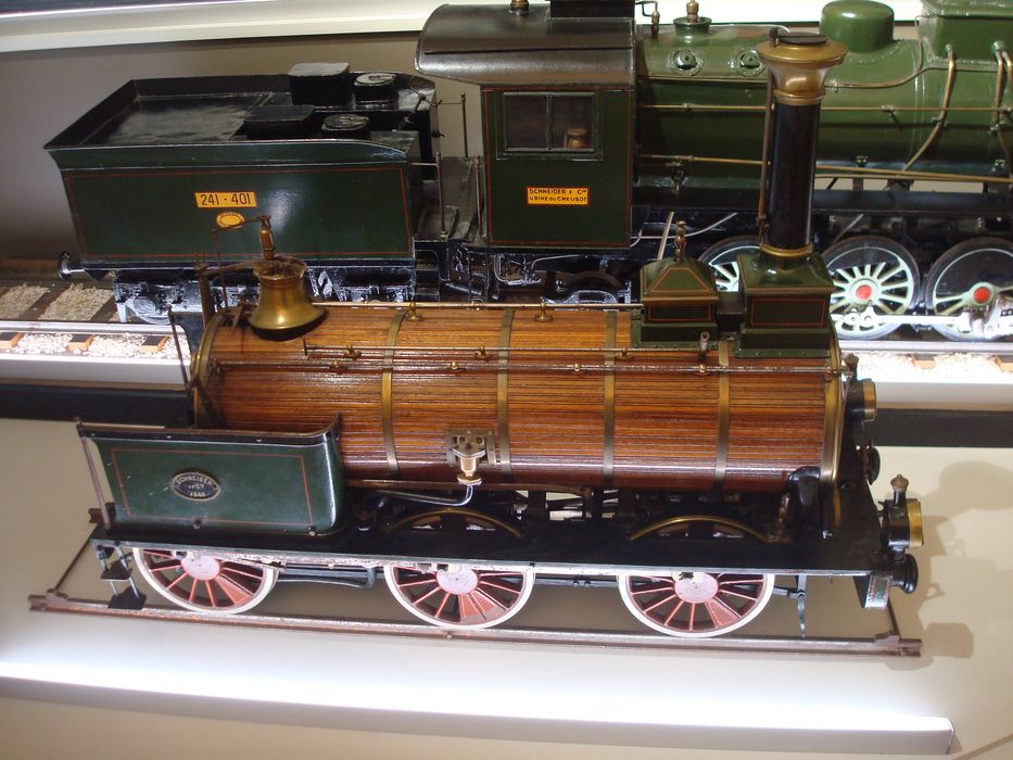 maquette de locomotive à vapeur (type 030) - © Ministère de la Culture (France), Direction Régionale des Affaires Culturelles de Bourgogne-Franche-Comté ; Académie François Bourdon – Tous droits réservés
