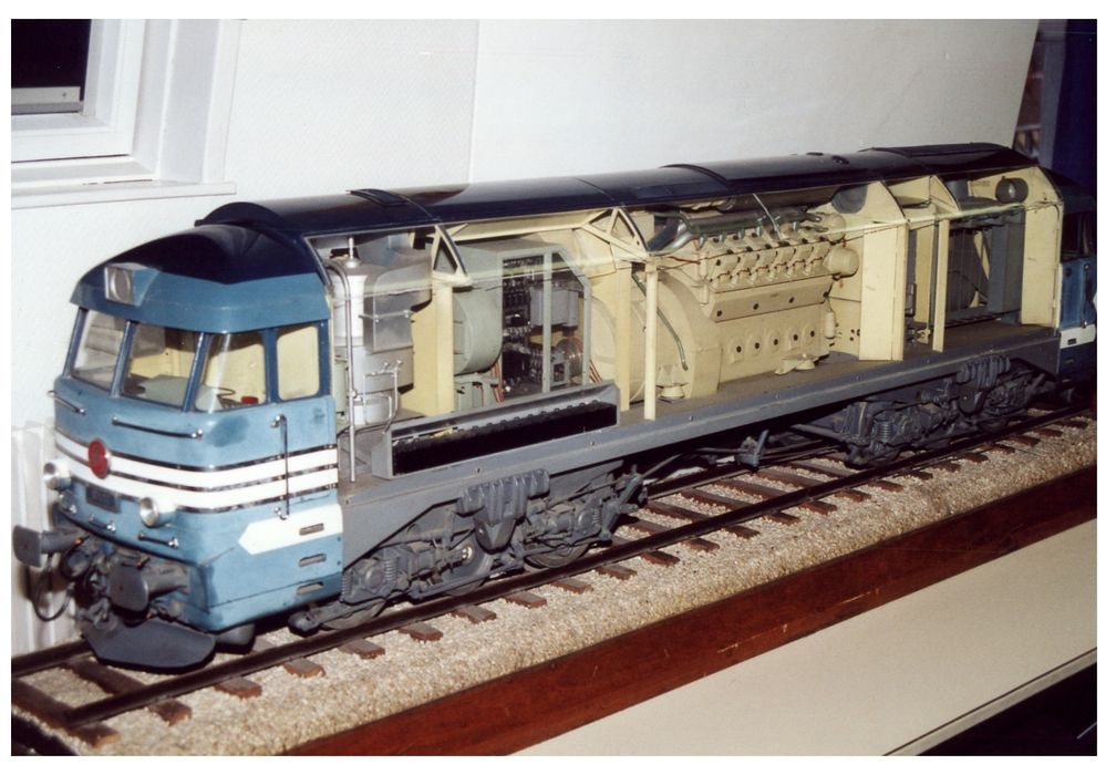 maquette de locomotive électrique (CC 68000) - © Ministère de la Culture (France), Direction Régionale des Affaires Culturelles de Bourgogne-Franche-Comté ; Académie François Bourdon – Tous droits réservés