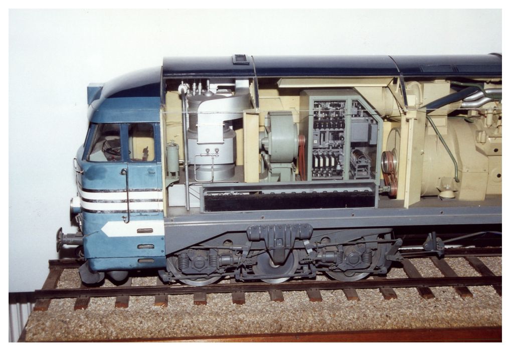 maquette de locomotive électrique (CC 68000) - © Ministère de la Culture (France), Direction Régionale des Affaires Culturelles de Bourgogne-Franche-Comté ; Académie François Bourdon – Tous droits réservés
