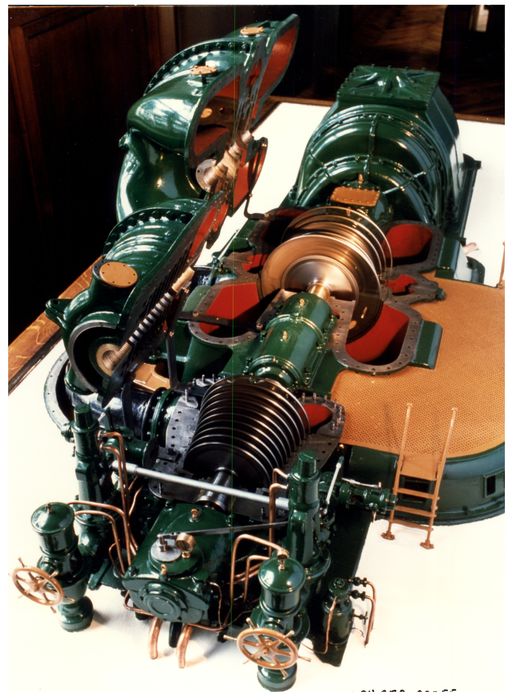 maquette d’un Turbo-alternateur - © Ministère de la Culture (France), Direction Régionale des Affaires Culturelles de Bourgogne-Franche-Comté ; Académie François Bourdon – Tous droits réservés