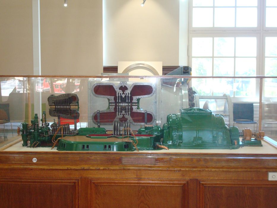 maquette d’un Turbo-alternateur - © Ministère de la Culture (France), Direction Régionale des Affaires Culturelles de Bourgogne-Franche-Comté ; Académie François Bourdon – Tous droits réservés