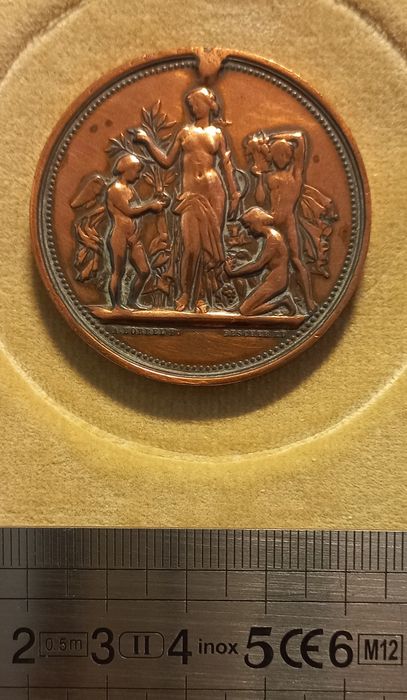 médaille (recto) - © Ministère de la Culture (France), Direction Régionale des Affaires Culturelles de Bourgogne-Franche-Comté – Tous droits réservés