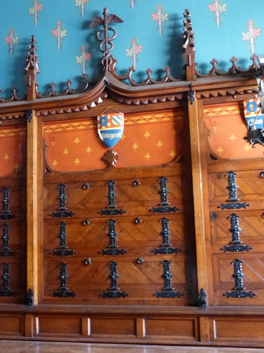 grande salle du rez-de-chaussée, vue partielle