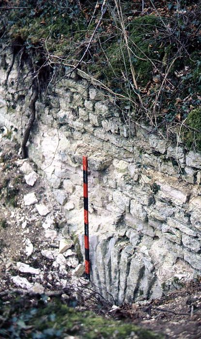 tronçon 42, départ de la voûte de l’arche de Chalèze 