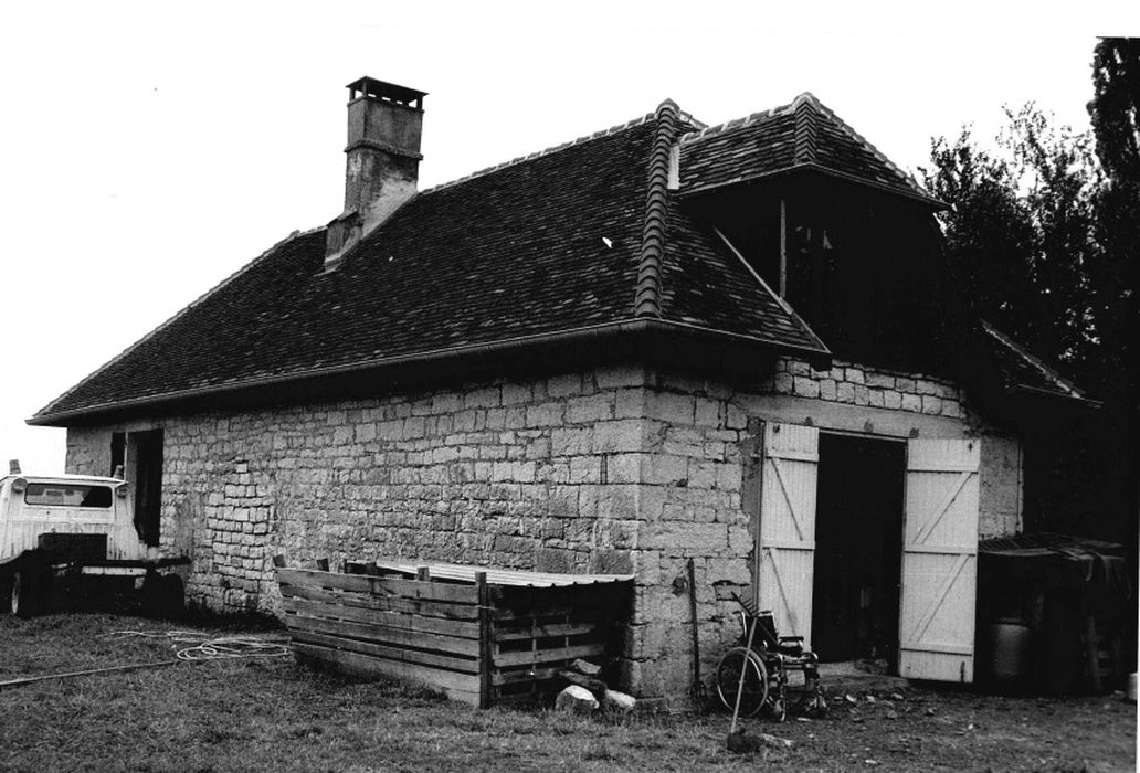 maison du charpentier chargé de l'entretien du bâtiment de graduation, façade sud-ouest 