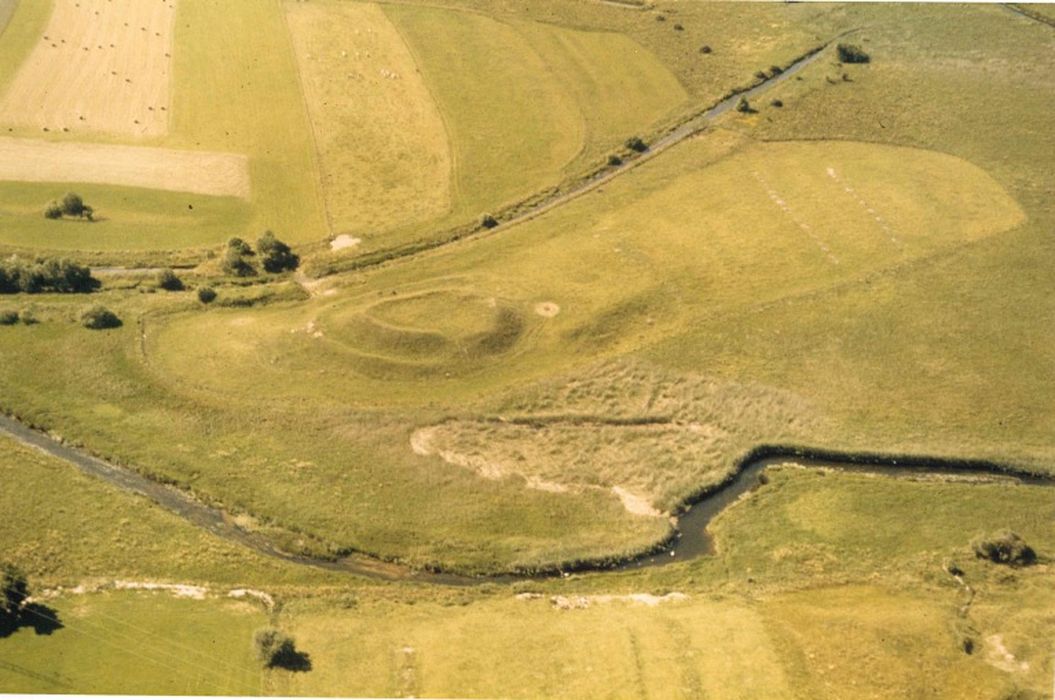 vue aérienne du site