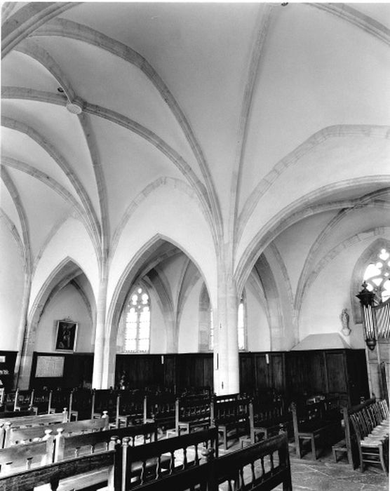 nef, élévation latérale gauche