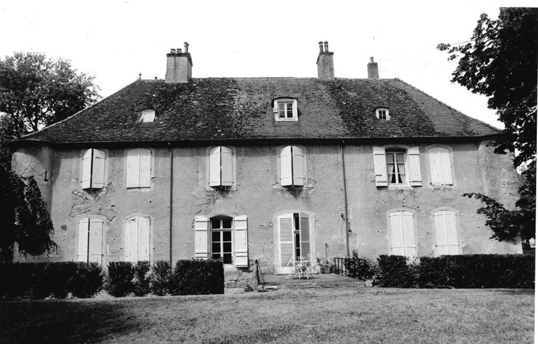 aile sud, façade sud-est sur la parc