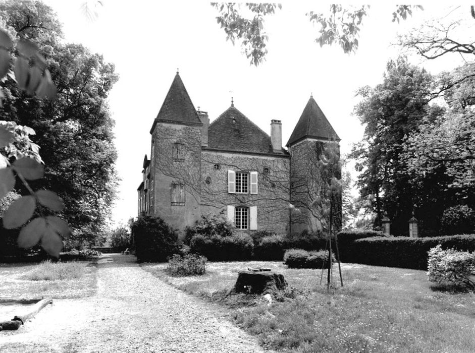 vue générale du château depuis le nord