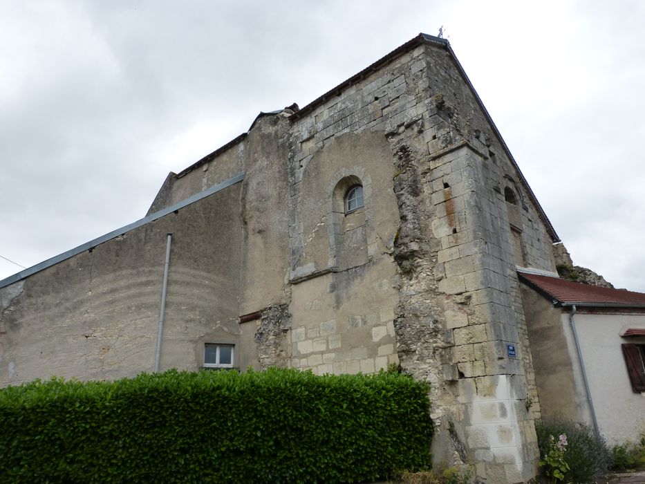 élévation ouest, vue partielle