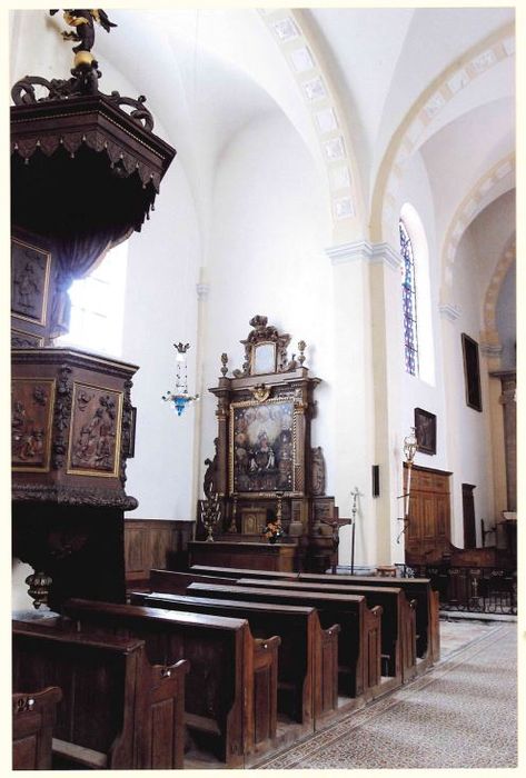 chaire à prêcher, vue partielle