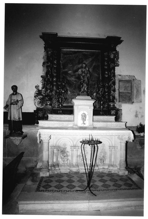 autel secondaire, retable