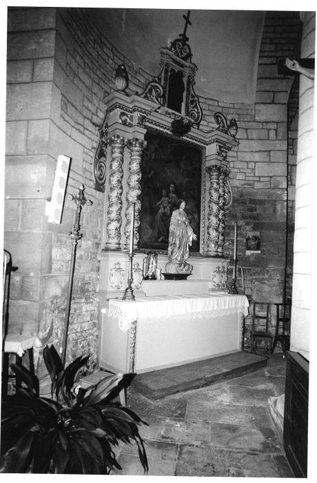 autel nord, retable, tableau : Sainte Famille