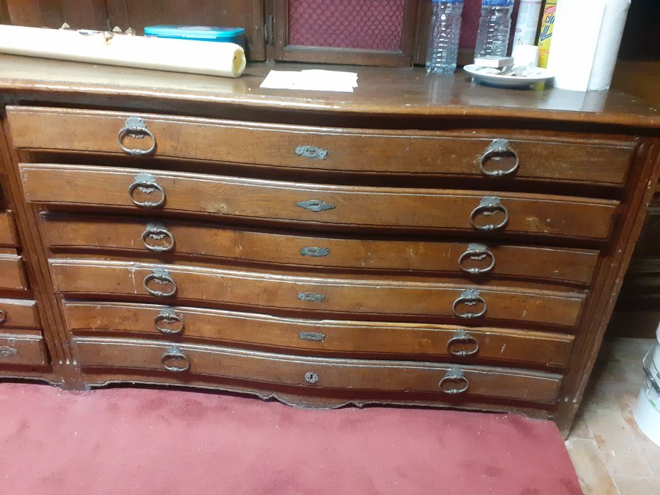 meuble de sacristie, vue partielle