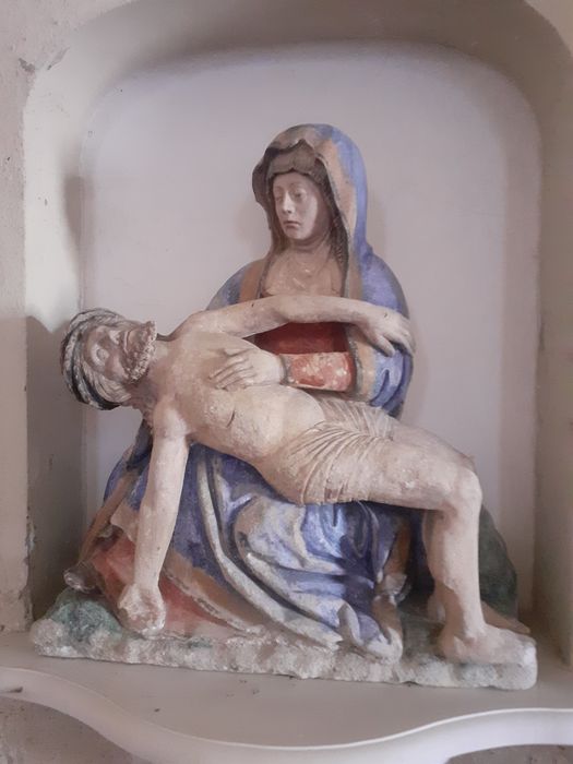 groupe sculpté : Vierge de Pitié