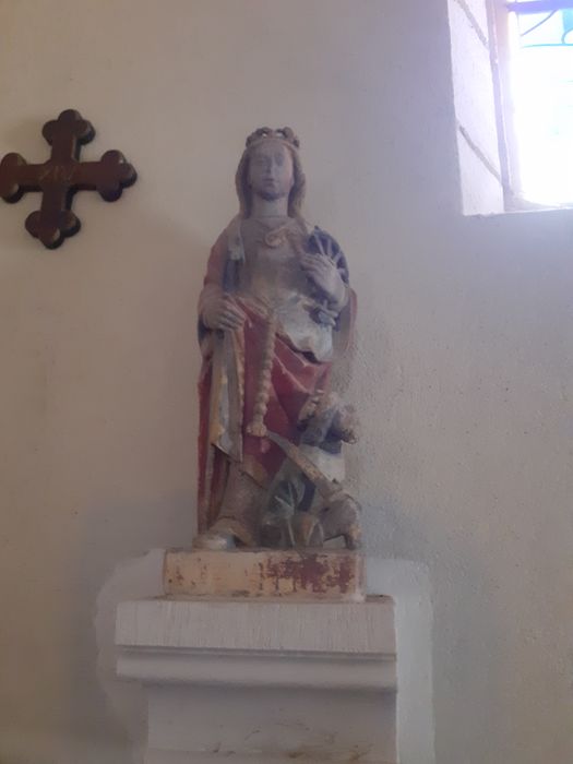 statue : Sainte Catherine d'Alexandrie