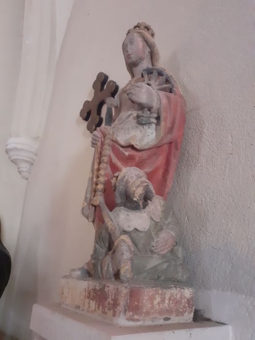 statue : Sainte Catherine d'Alexandrie