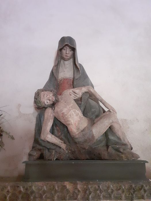 groupe sculpté : Vierge de Pitié