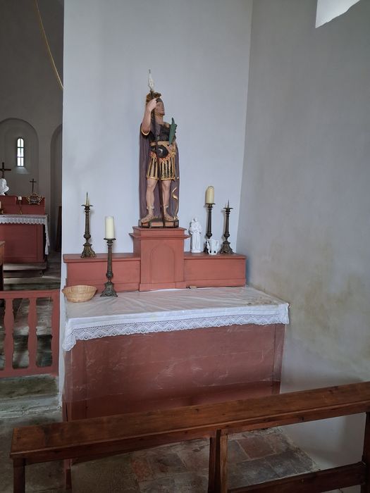 autel latéral sud, statue : Saint Maurice
