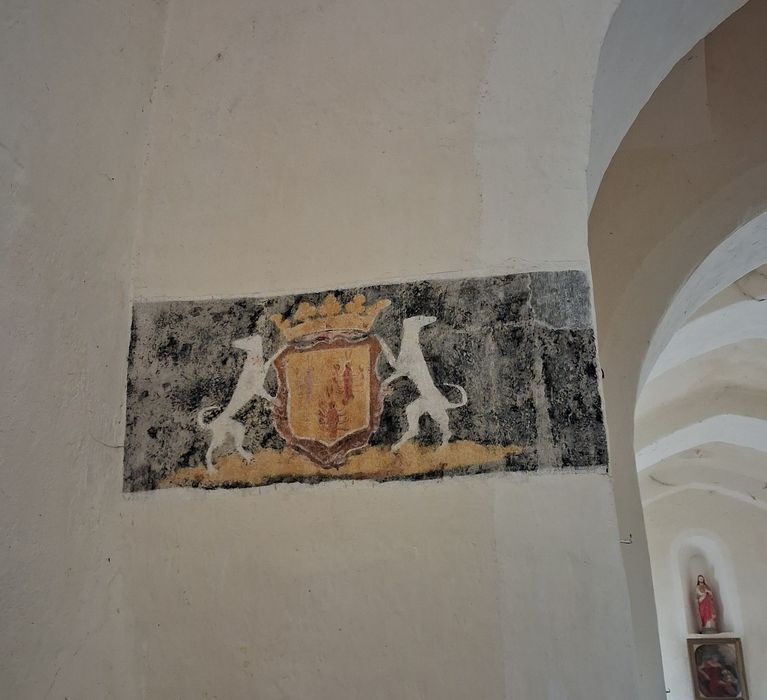 peinture monumentale (litre seigneuriale), détail